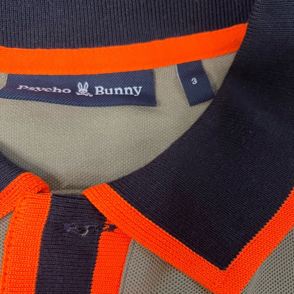 Psycho Bunny Kay Polo Shirt Wet Sand Size 3 Extra Small NWOT - Picture 5 of 7